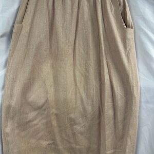 Vintage Weathervane Light Pink Midi Women's Skirt